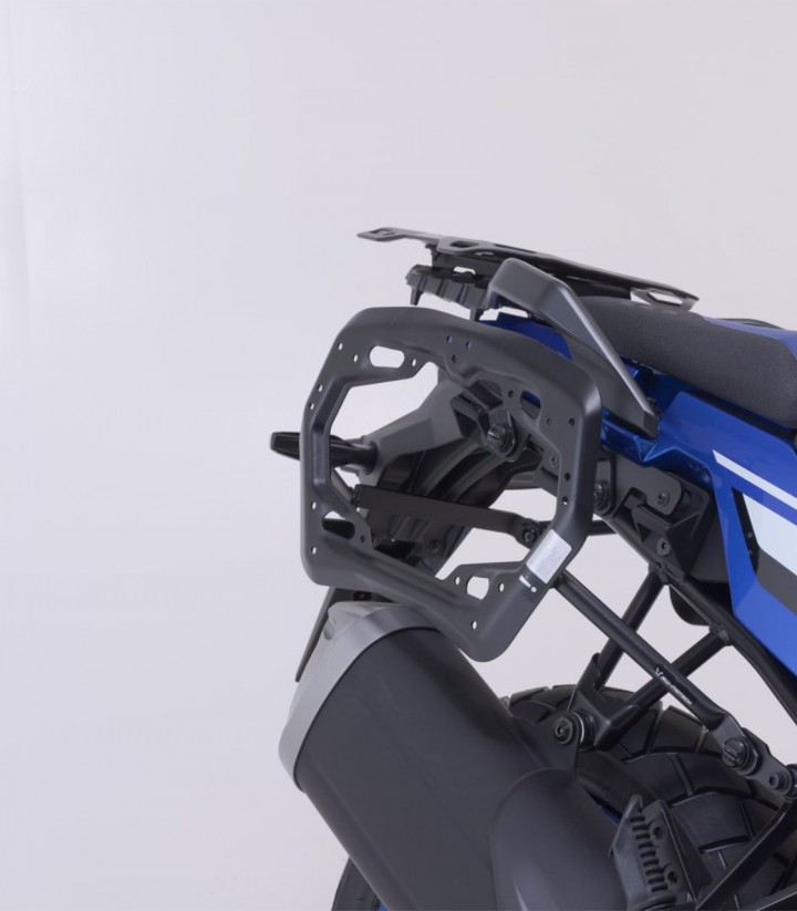 Maletas Laterales con Soporte TRAX ADV Plateadas 45/37 L Suzuki V-Strom 1050DE (22) SW-MOTECH KFT.05.965.70000/S KFT.05.965.7...