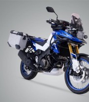 Maletas Laterales con Soporte TRAX ADV Plateadas 45/37 L Suzuki V-Strom 1050DE (22) SW-MOTECH KFT.05.965.70000/S KFT.05.965.7...