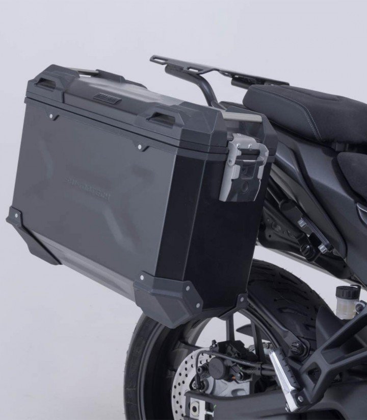 SW-MOTECH 37 L TRAX ADV Side Cases with Carrier for Yamaha Tracer 7 (25) Black KFT.06.020.70000/B KFT.06.020.70000/B