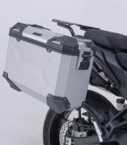 Maletas Laterales con Soporte TRAX ADV Plateadas 37 L Yamaha Tracer 7 (25) SW-MOTECH KFT.06.020.70000/S KFT.06.020.70000/S
