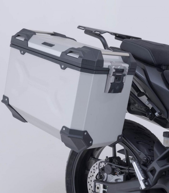 Maletas Laterales con Soporte TRAX ADV Plateadas 45 L Yamaha Tracer 7 (25) SW-MOTECH KFT.06.020.70100/S KFT.06.020.70100/S