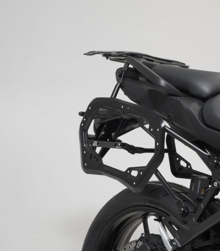 Maletas Laterales con Soporte TRAX ADV Plateadas 37 L Yamaha Tracer 9 (20-24) SW-MOTECH KFT.06.921.70000/S KFT.06.921.70000/S