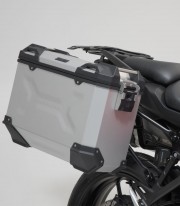 SW-MOTECH 37 L TRAX ADV Side Cases with Carrier for Yamaha Tracer 9 (20-24) Silver KFT.06.921.70000/S KFT.06.921.70000/S