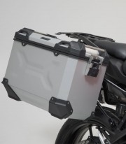 Maletas Laterales con Soporte TRAX ADV Plateadas 45 L Yamaha Tracer 9 (20-24) SW-MOTECH KFT.06.921.70100/S KFT.06.921.70100/S