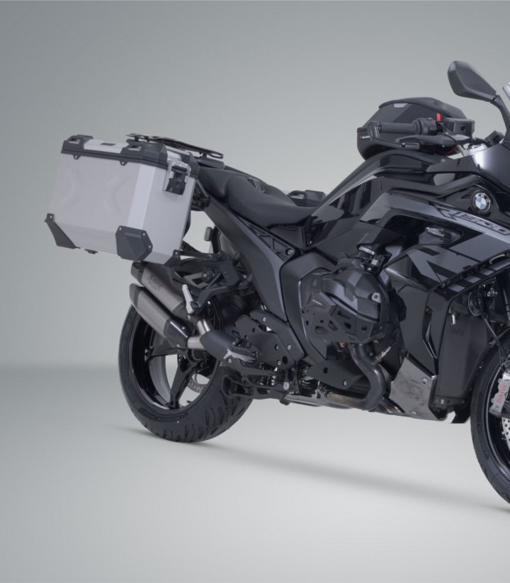 Maletas Laterales con Soporte TRAX ADV Plateadas 37 L BMW R 1300 R/RS (25) SW-MOTECH KFT.07.018.70000/S KFT.07.018.70000/S
