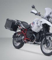Maletas Laterales con Soporte TRAX ADV Negras 37/45 L BMW R 1200 GS (04-12)/Adventure (06-13) SW-MOTECH KFT.07.311.70100/B KF...
