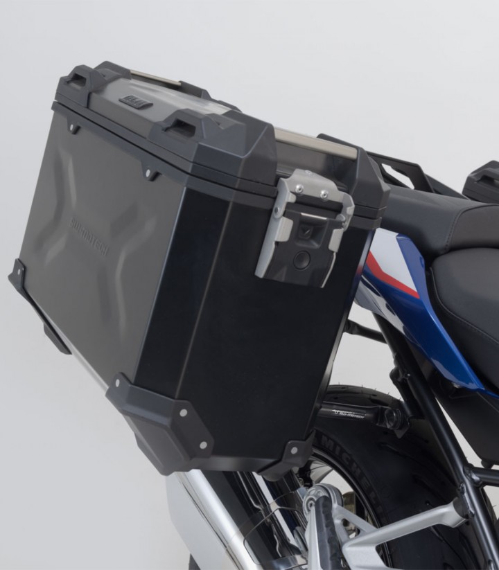 Maletas Laterales con Soporte TRAX ADV Negras 37 L BMW R 1200 R/RS (14-18), R 1250 R (18-19), R 1250 RS (18-22) SW-MOTECH KFT...