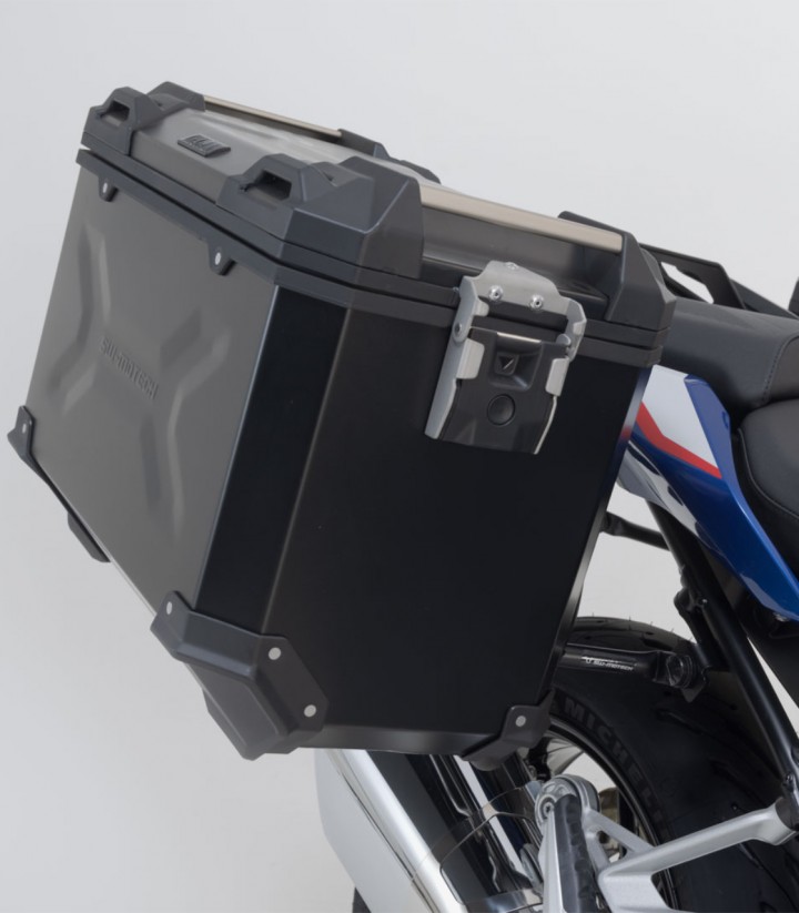 Maletas Laterales con Soporte TRAX ADV Negras 45 L BMW R 1200 R/RS (14-18), R 1250 R (18-19), R 1250 RS (18-22) SW-MOTECH KFT...