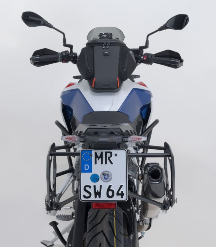 Seitenkoffer mit Träger TRAX ADV Schwarz 45/37 L BMW F 900 GS (23) SW-MOTECH KFT.07.602.70000/B