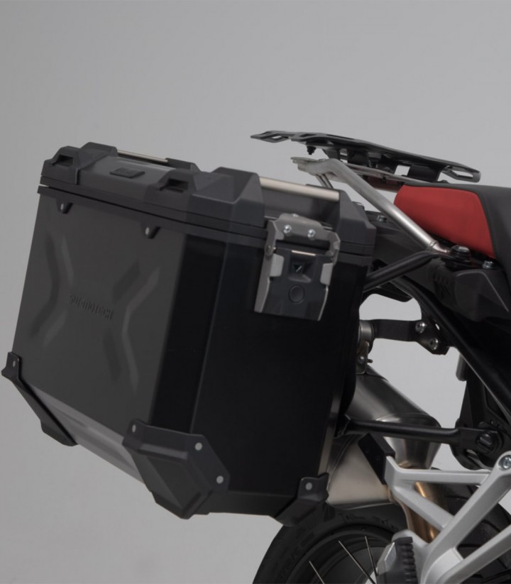 Maletas Laterales con Soporte TRAX ADV Negras 45/37 L BMW F750/800/850GS (17-23), F850/900GS Adventure (18-23) SW-MOTECH KFT....