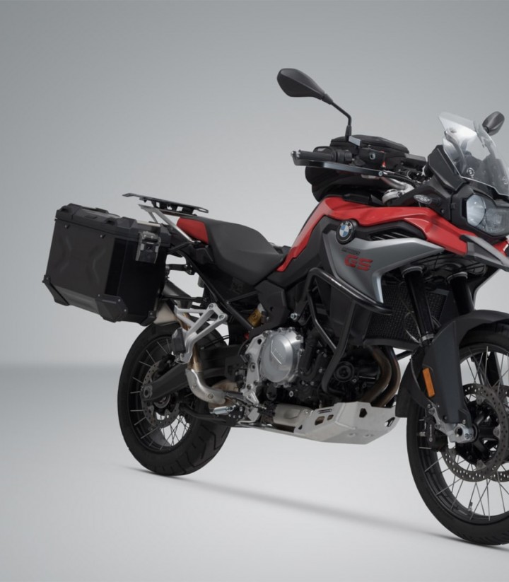 Maletas Laterales con Soporte TRAX ADV Negras 45/37 L BMW F750/800/850GS (17-23), F850/900GS Adventure (18-23) SW-MOTECH KFT....