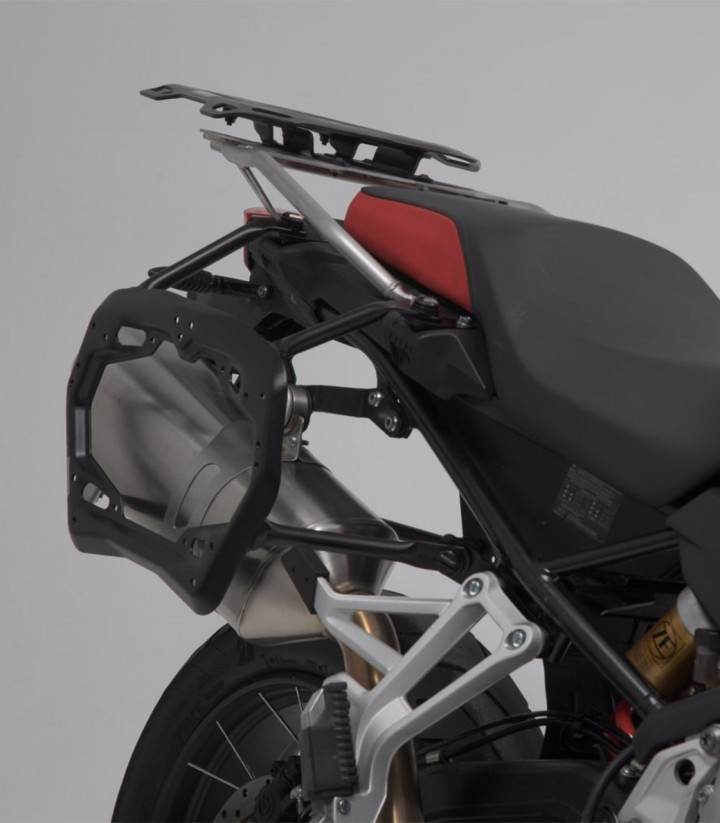 Maletas Laterales con Soporte TRAX ADV Plateadas 45/37 L BMW F750/800/850GS (17-23), F850/900GS Adventure (18-23) SW-MOTECH K...