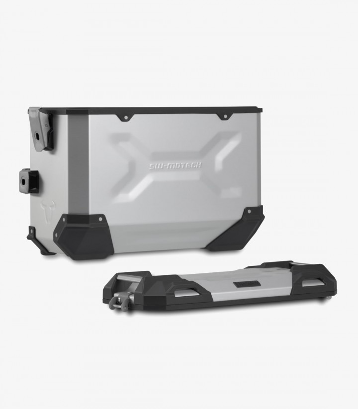 Maletas Laterales con Soporte TRAX ADV Plateadas 45/37 L BMW F750/800/850GS (17-23), F850/900GS Adventure (18-23) SW-MOTECH K...