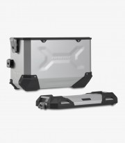SW-MOTECH 45/37 L TRAX ADV Side Cases with Carrier for BMW F750/800/850GS (17-23), F850/900GS Adventure (18-23) Silver KFT.07...