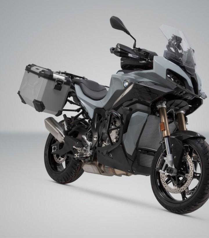 SW-MOTECH 37 L TRAX ADV Side Cases with Carrier for BMW S 1000 XR (19-23) Silver KFT.07.954.70001/S KFT.07.954.70001/S