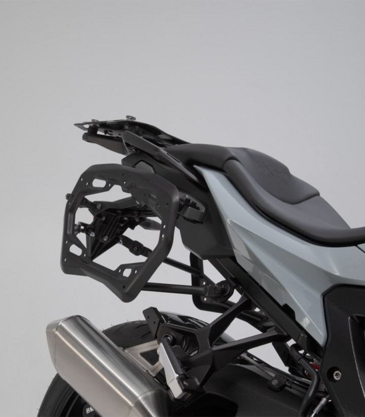 Seitenkoffer mit Träger TRAX ADV Silber 45 L BMW S 1000 XR (19-23) SW-MOTECH KFT.07.954.70101/S