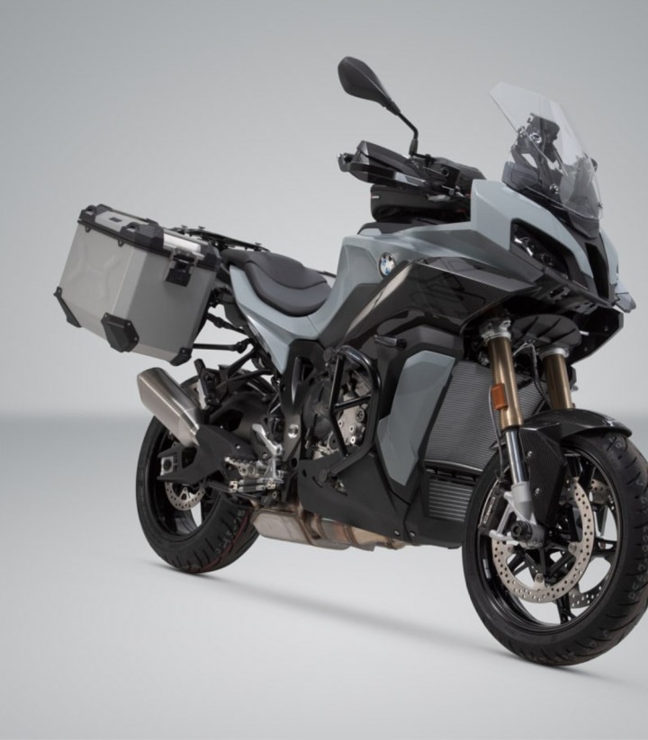 SW-MOTECH 45 L TRAX ADV Side Cases with Carrier for BMW S 1000 XR (19-23) Silver KFT.07.954.70101/S KFT.07.954.70101/S