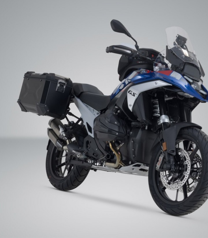 Maletas Laterales con Soporte TRAX ADV Negras 45 L BMW R 1300 GS (23-24), R 1300 GS Option 719 Biscaya (25) SW-MOTECH KFT.07....