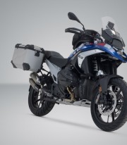 SW-MOTECH 45 L TRAX ADV Side Cases with Carrier for BMW R 1300 GS (23-24), R 1300 GS Option 719 Biscaya (25) Silver KFT.07.97...