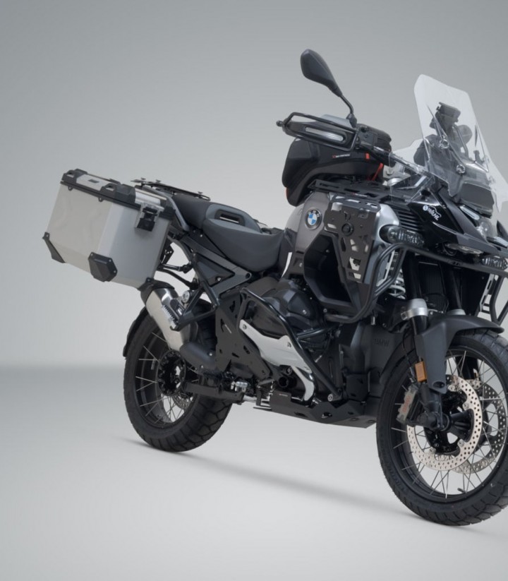 Maletas Laterales con Soporte TRAX ADV Plateadas 45 L BMW R 1300 GS Adventure (24) SW-MOTECH KFT.07.976.70100/S KFT.07.976.70...
