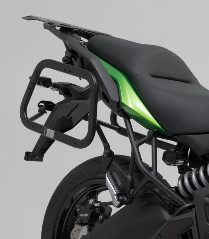 Maletas Laterales con Soporte TRAX ADV Negras 37 L Kawasaki Versys650 (14-22) SW-MOTECH KFT.08.518.70000/B KFT.08.518.70000/B