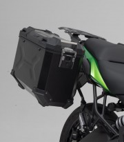 SW-MOTECH 37 L TRAX ADV Side Cases with Carrier for Kawasaki Versys650 (14-22) Black KFT.08.518.70000/B KFT.08.518.70000/B