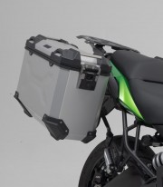 Maletas Laterales con Soporte TRAX ADV Plateadas 37 L Kawasaki Versys650 (14-22) SW-MOTECH KFT.08.518.70000/S KFT.08.518.70000/S