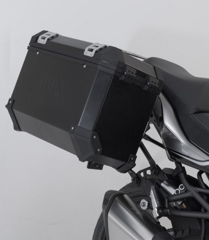 Maletas Laterales con Soporte TRAX ADV Negras 37 L Kawasaki Versys 1000 (18), Versys 1100 (24) SW-MOTECH KFT.08.922.70001/B K...