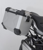 Maletas Laterales con Soporte TRAX ADV Plateadas 37 L Kawasaki Versys 1000 (18), Versys 1100 (24) SW-MOTECH KFT.08.922.70001/...