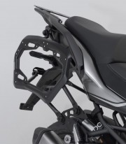 Maletas Laterales con Soporte TRAX ADV Negras 45 L Kawasaki Versys 1000 (18), Versys 1100 (24) SW-MOTECH KFT.08.922.70101/B K...