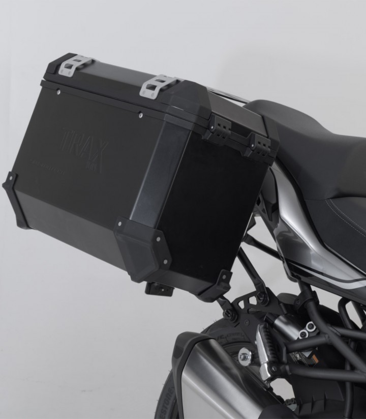 Seitenkoffer mit Träger TRAX ADV Schwarz 45 L Kawasaki Versys 1000 (18), Versys 1100 (24) SW-MOTECH KFT.08.922.70101/B