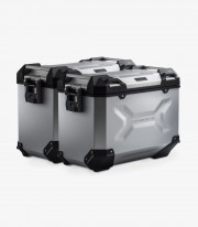Maletas Laterales con Soporte TRAX ADV Plateadas 45 L Kawasaki Versys 1000 (18), Versys 1100 (24) SW-MOTECH KFT.08.922.70101/...