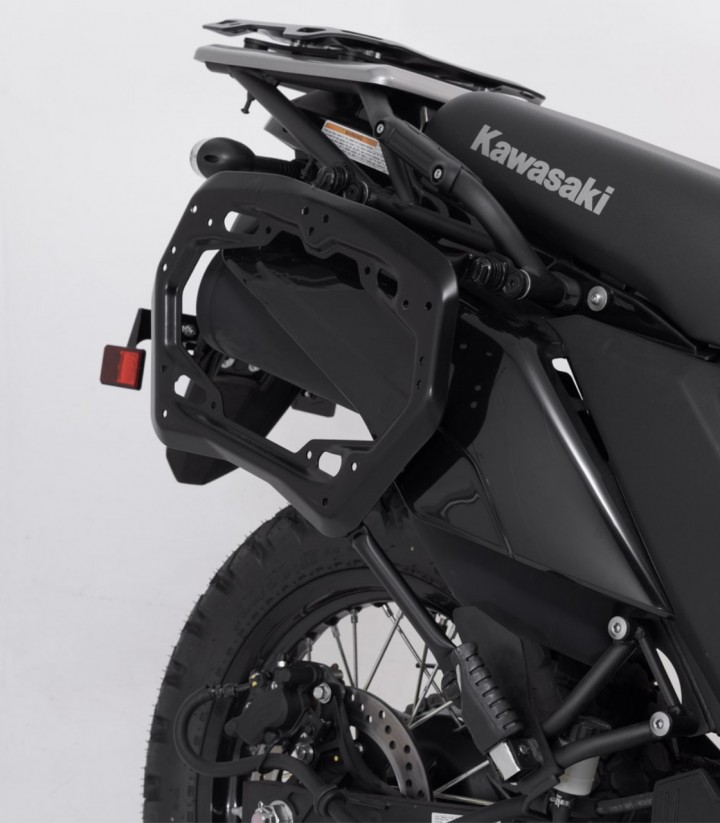 Maletas Laterales con Soporte TRAX ADV Negras 45/37 L Kawasaki KLR 650 (22) / S (23) SW-MOTECH KFT.08.990.70000/B KFT.08.990....