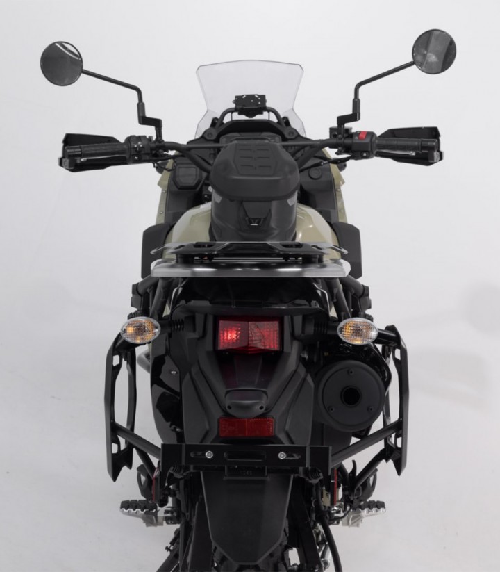SW-MOTECH 45/37 L TRAX ADV Side Cases with Carrier for Kawasaki KLR 650 (22) / S (23) Silver KFT.08.990.70000/S KFT.08.990.70...