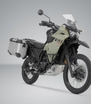 SW-MOTECH 45/37 L TRAX ADV Side Cases with Carrier for Kawasaki KLR 650 (22) / S (23) Silver KFT.08.990.70000/S KFT.08.990.70...
