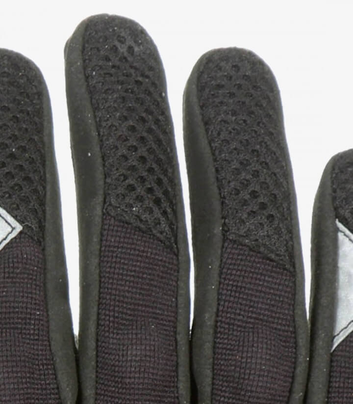Guantes de verano unisex Sirocco de Rainers en color negro SIROCCON