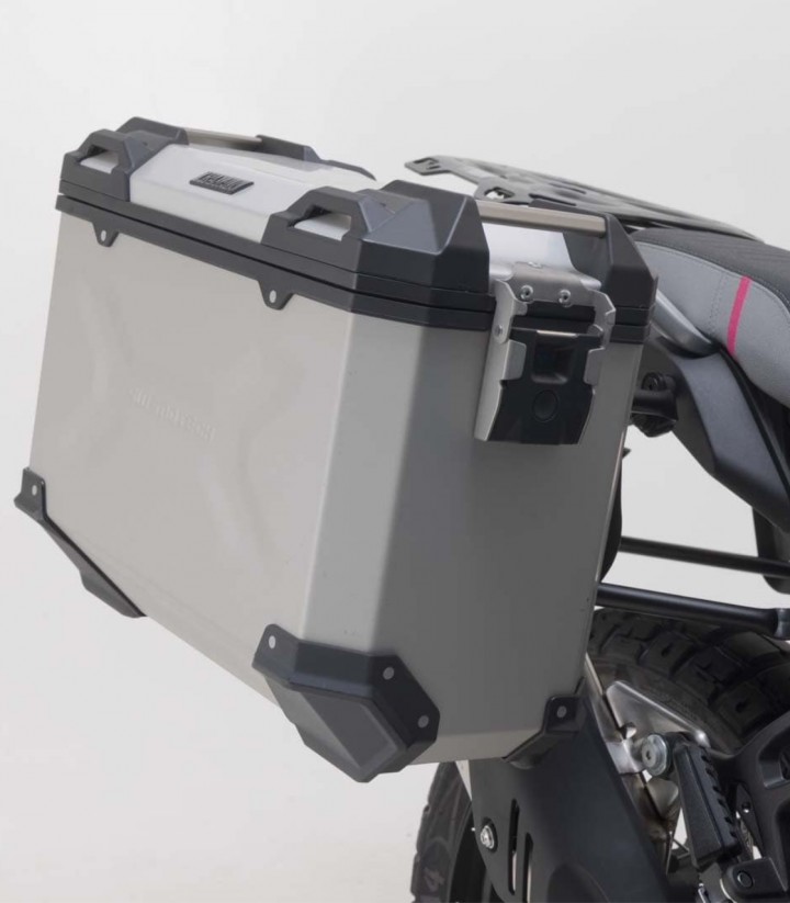 Maletas Laterales con Soporte TRAX ADV Plateadas 45/37 L CFMOTO 450MT (23) SW-MOTECH KFT.10.625.70000/S KFT.10.625.70000/S