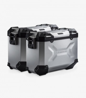 Maletas Laterales con Soporte TRAX ADV Plateadas 37 L Triumph Tiger 1200 (17), Tiger Explorer (11-15) SW-MOTECH KFT.11.483.70001