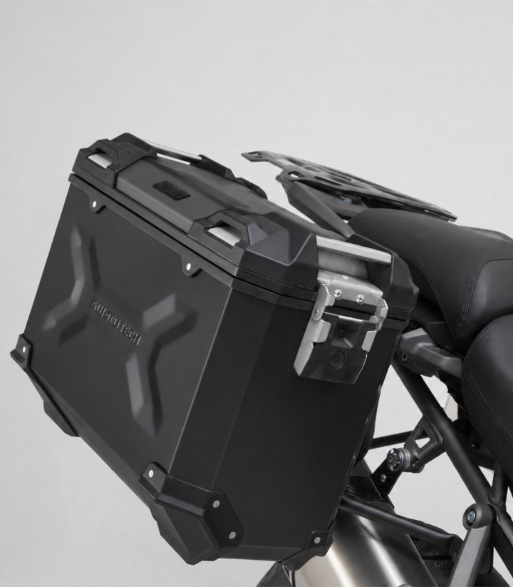 Maletas Laterales con Soporte TRAX ADV Negras 45 L Triumph Tiger 1200 (17), Tiger Explorer (11-15) SW-MOTECH KFT.11.483.70101...
