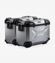 SW-MOTECH 45 L TRAX ADV Side Cases with Carrier for Triumph Tiger 1200 (17), Tiger Explorer (11-15) Silver KFT.11.483.70101/S...