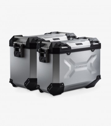 Maletas Laterales con Soporte TRAX ADV Plateadas 45/37 L varios modelos de Triumph SW-MOTECH KFT.11.748.70001/S KFT.11.748.70...