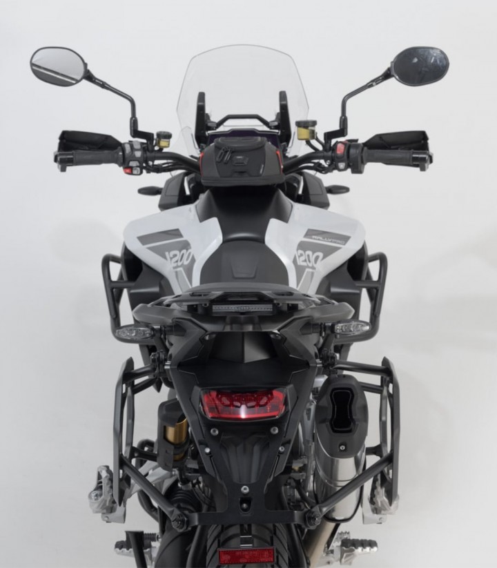 SW-MOTECH 45/37 L TRAX ADV Side Cases with Carrier for Triumph Tiger 1200 GT/Rally Pro (22) Silver KFT.11.905.70002/S KFT.11....