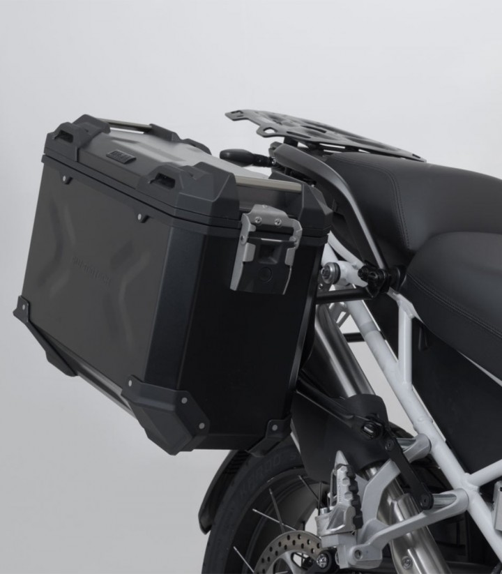Maletas Laterales con Soporte TRAX ADV Negras 45/37 L Triumph Tiger 1200 GT/Rally Explorer (22) SW-MOTECH KFT.11.905.70102/B ...