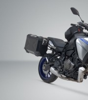 SW-MOTECH 37 L TRAX ADV Side Cases with Carrier for Yamaha MT-07 Tracer (16-25) Black KFT.06.593.70001/B