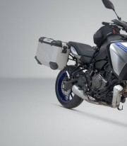 Maletas Laterales con Soporte TRAX ADV Plateadas 37 L Yamaha MT-07 Tracer (16-25) SW-MOTECH KFT.06.593.70001/S