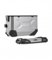 Maletas Laterales con Soporte TRAX ADV Plateadas 37 L Yamaha MT-07 Tracer (16-25) SW-MOTECH KFT.06.593.70001/S