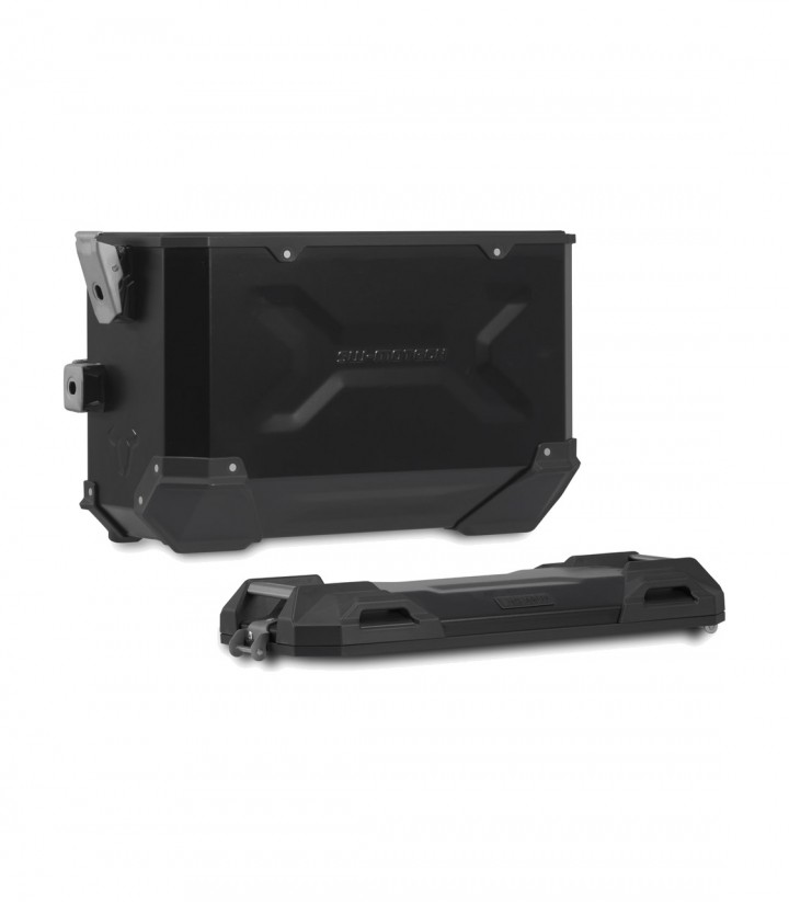 Seitenkoffer mit Träger TRAX ADV Schwarz 45 L Yamaha MT-07 Tracer (16-25) SW-MOTECH KFT.06.593.70101/B