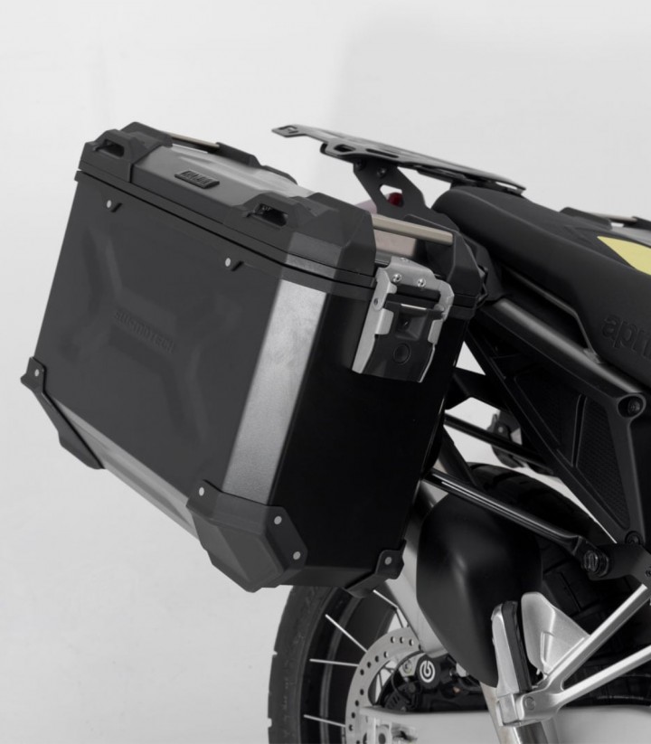 Maletas Laterales con Soporte TRAX ADV Negras 45/37 L Aprilia Tuareg 660 (21-24) SW-MOTECH KFT.13.849.70000/B KFT.13.849.70000/B