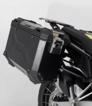 SW-MOTECH 45/37 L TRAX ADV Side Cases with Carrier for Aprilia Tuareg 660 (21-24) Black KFT.13.849.70000/B KFT.13.849.70000/B