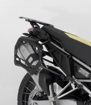 Maletas Laterales con Soporte TRAX ADV Plateadas 45/37 L Aprilia Tuareg 660 (21-24) SW-MOTECH KFT.13.849.70000/S KFT.13.849.7...